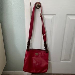 Red Fossil Shoulder handbag